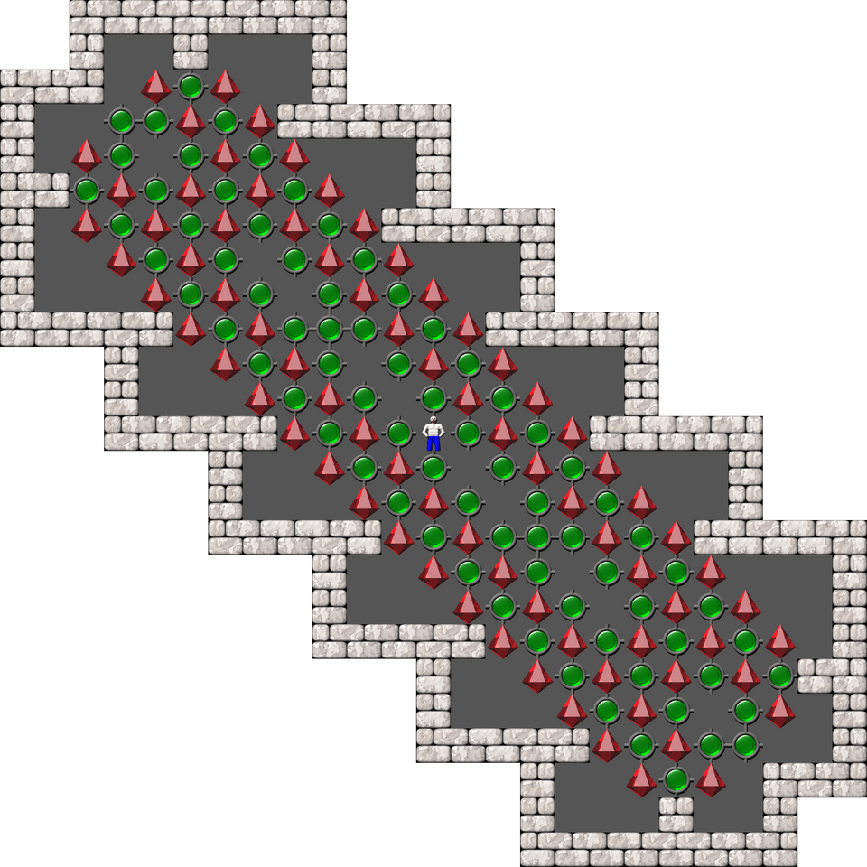 Sokoban Sasquatch 07 Arranged level 63